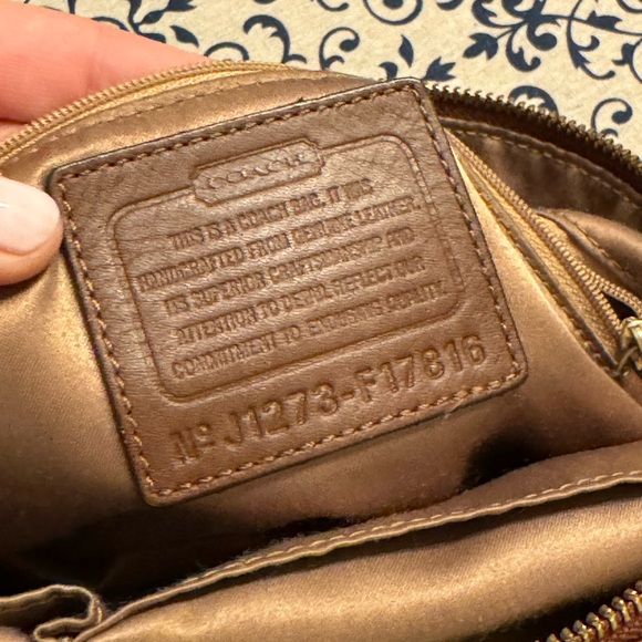 VINTAGE COACH LEATHER CHELSEA ASHLYNN HOBO BAG - Picture 8 of 15